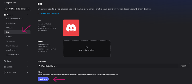 Bot Token Generation