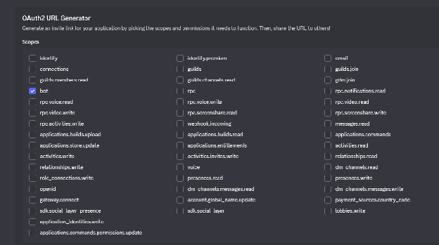 OAuth2 URL Generator